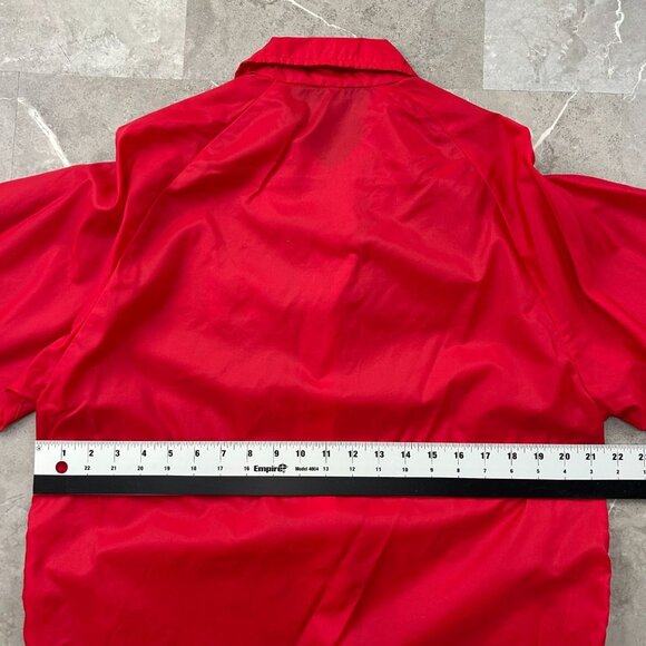 Vintage Manitowoc Jacket Mens Medium Wisconsin Swingster Windbreaker Coat Patch - Picture 6 of 8